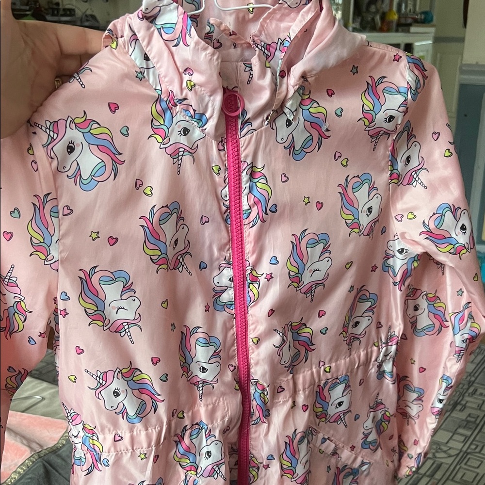 H and M unicorn wind breaker jacket- light fall jacket